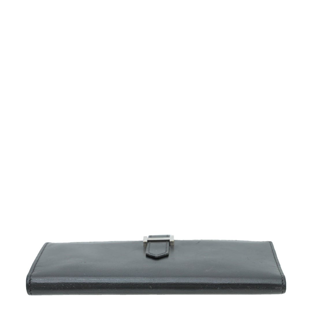 Top quality Hermes Noir Bearn Box Wallet