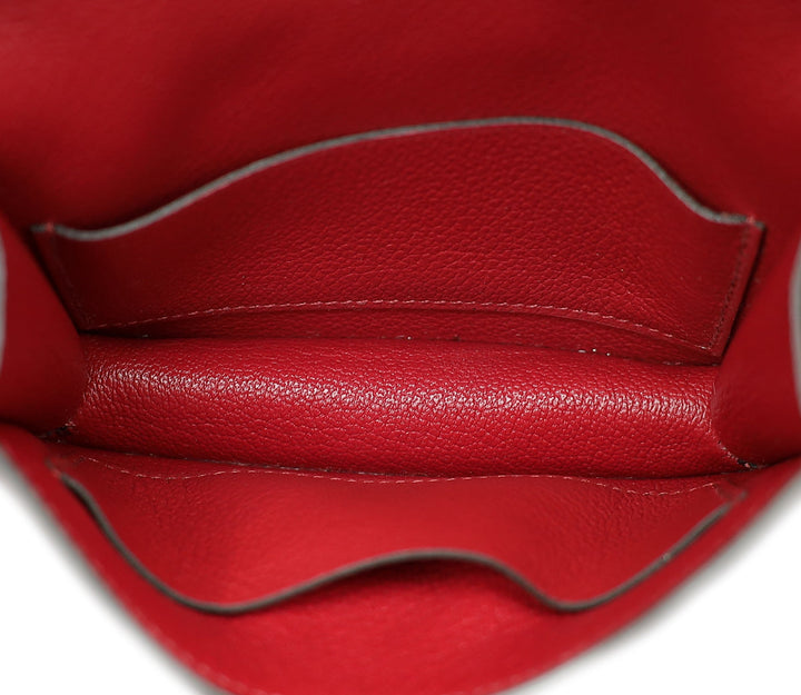 Top quality Hermes Rouge H Constance Evercolor Slim Wallet