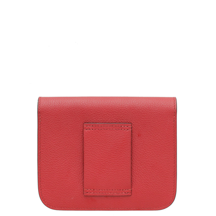 Top quality Hermes Rouge H Constance Evercolor Slim Wallet