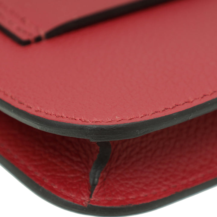 Top quality Hermes Rouge H Constance Evercolor Slim Wallet