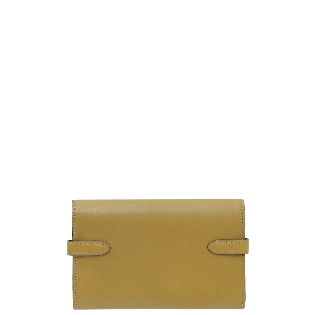 Top quality Hermes Biscuit Kelly Depliant Box Medium Wallet