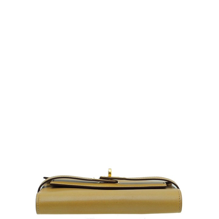 Top quality Hermes Biscuit Kelly Depliant Box Medium Wallet