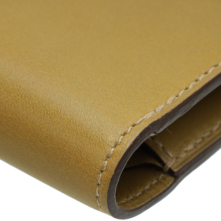 Top quality Hermes Biscuit Kelly Depliant Box Medium Wallet