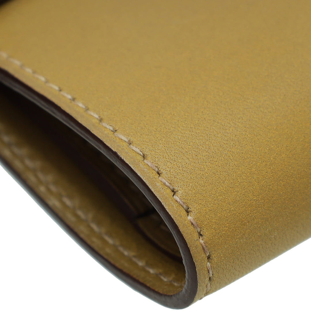 Top quality Hermes Biscuit Kelly Depliant Box Medium Wallet