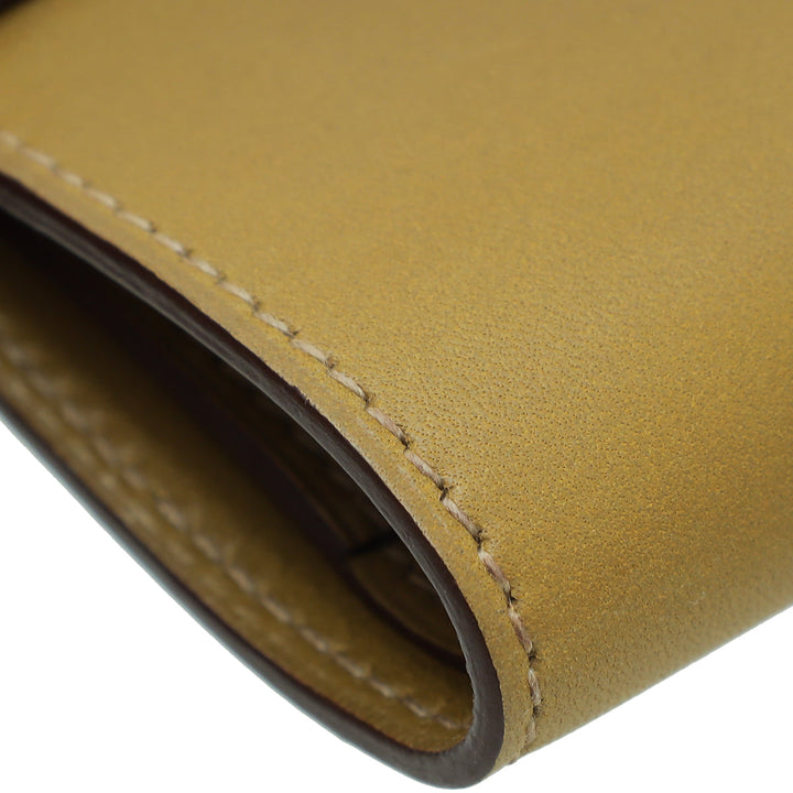 Top quality Hermes Biscuit Kelly Depliant Box Medium Wallet