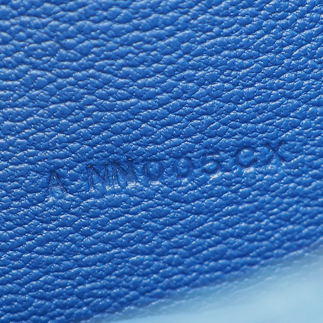 Top quality Hermes Bleu Izmir Alligator Kelly Classic Wallet