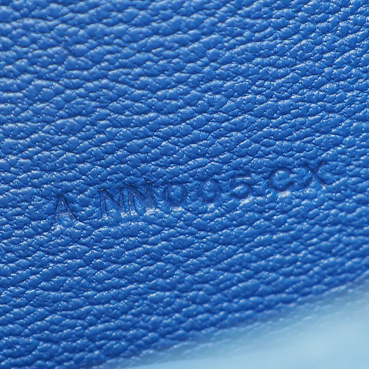 Top quality Hermes Bleu Izmir Alligator Kelly Classic Wallet