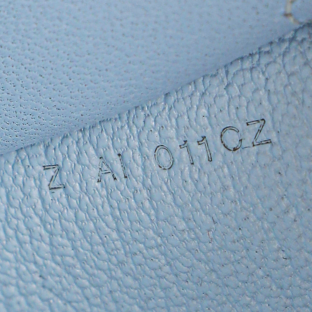 Top quality Hermes Blue Brume Kelly Classique To Go Wallet