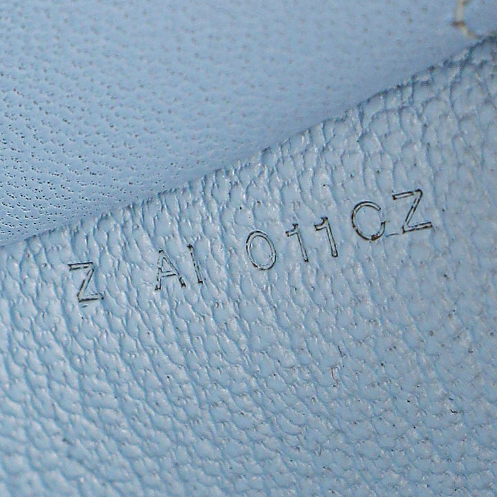 Top quality Hermes Blue Brume Kelly Classique To Go Wallet