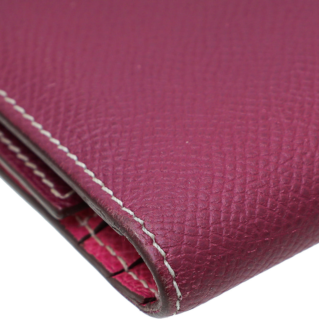 Top quality Hermes Cyclamen Bearn Wallet