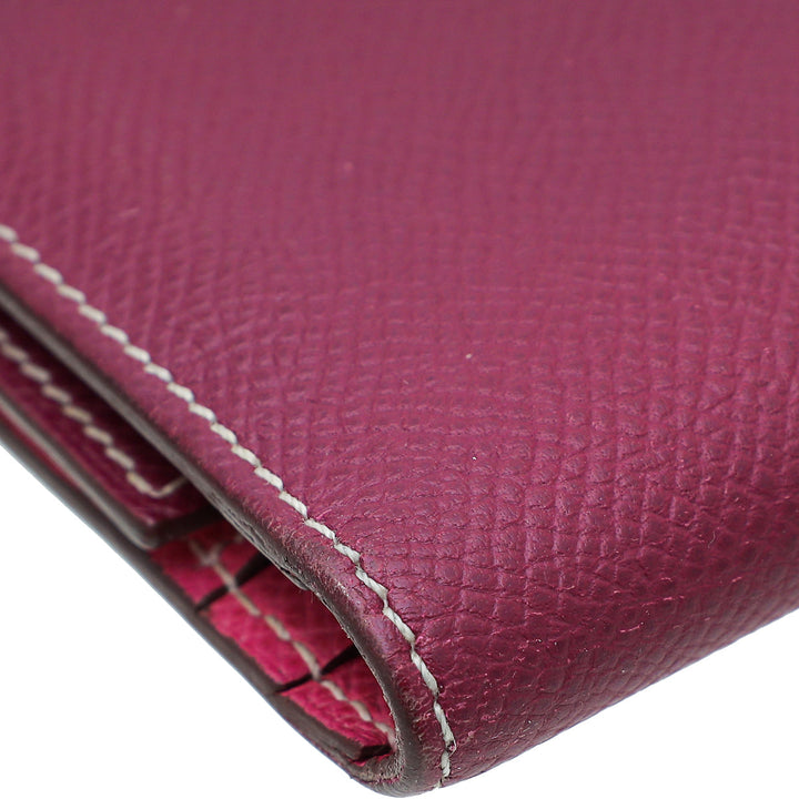 Top quality Hermes Cyclamen Bearn Wallet