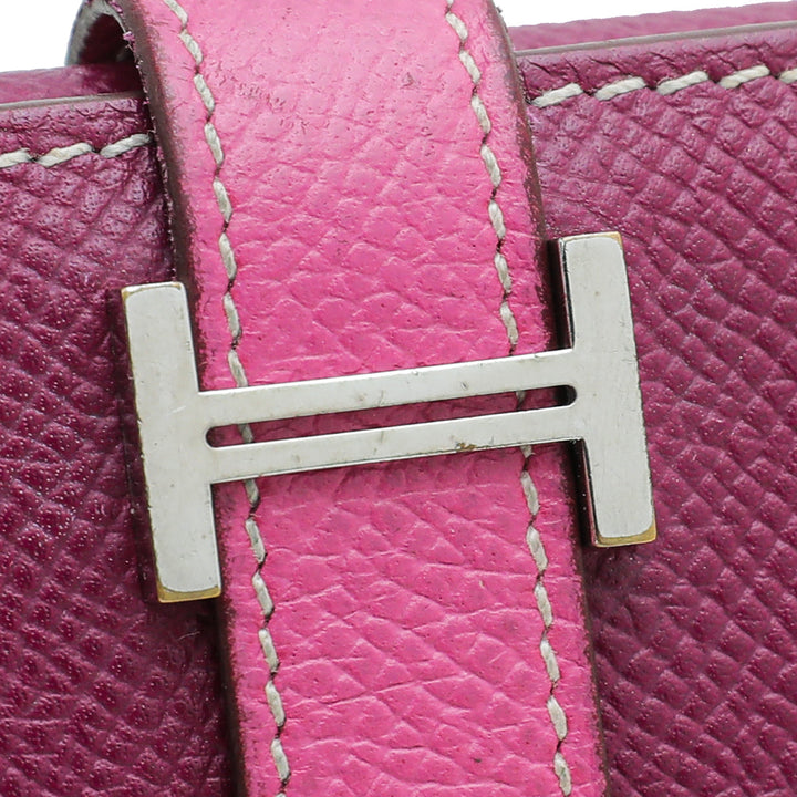 Hermes Cyclamen Bearn Wallet