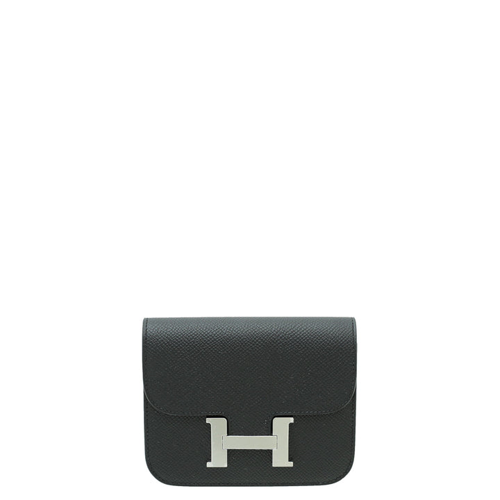 Top quality Hermes Noir Constance Slim Wallet