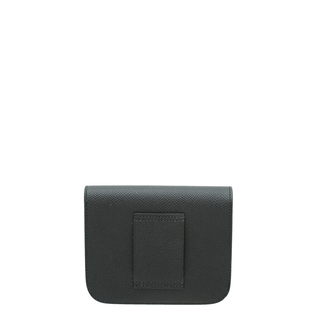 Top quality Hermes Noir Constance Slim Wallet
