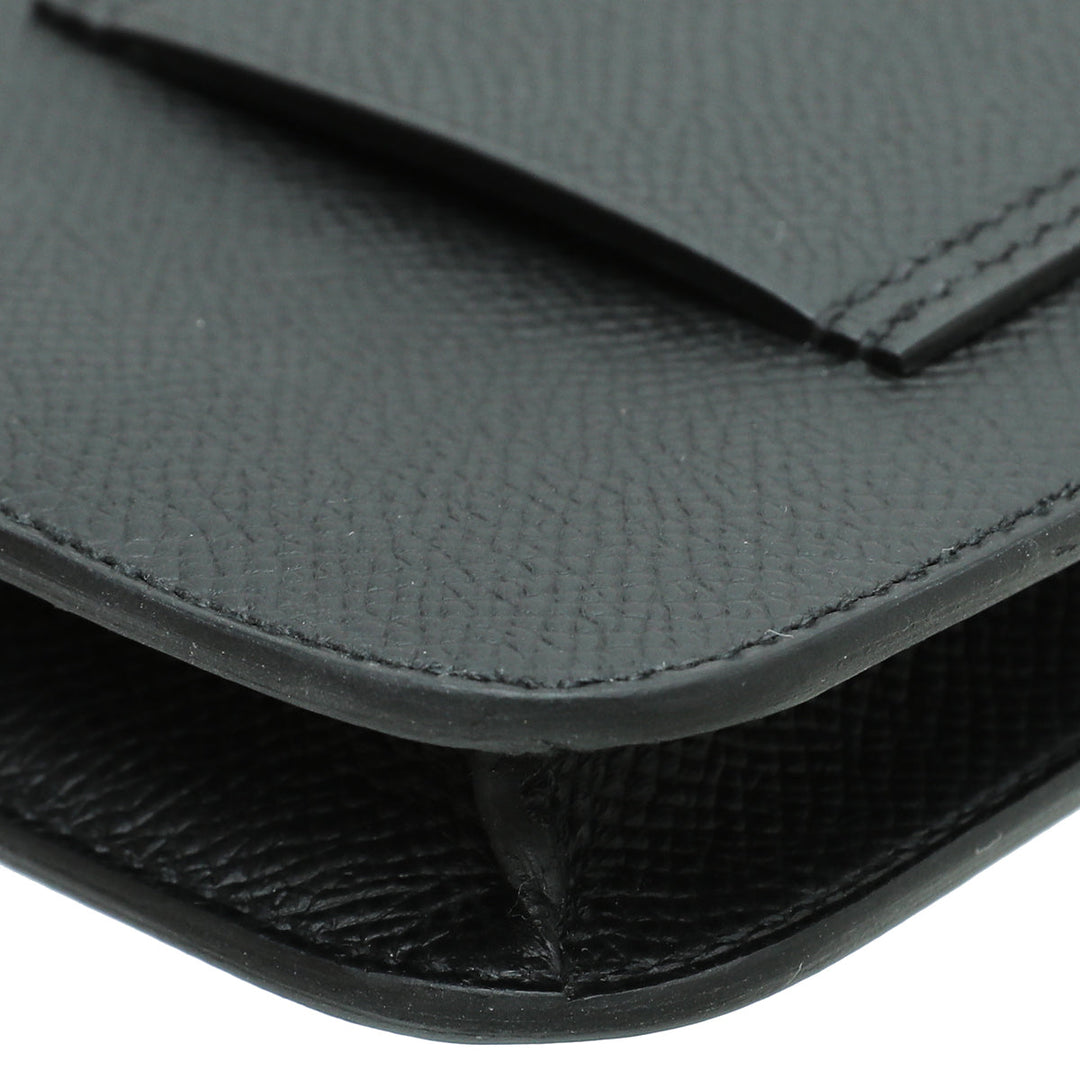 Top quality Hermes Noir Constance Slim Wallet