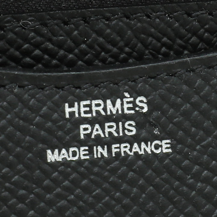 Top quality Hermes Noir Constance Slim Wallet