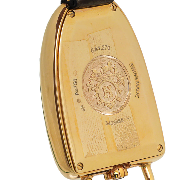 Top quality Hermes 18K Rose Case Alligator Galop d'Top quality Hermes 26mm Watch