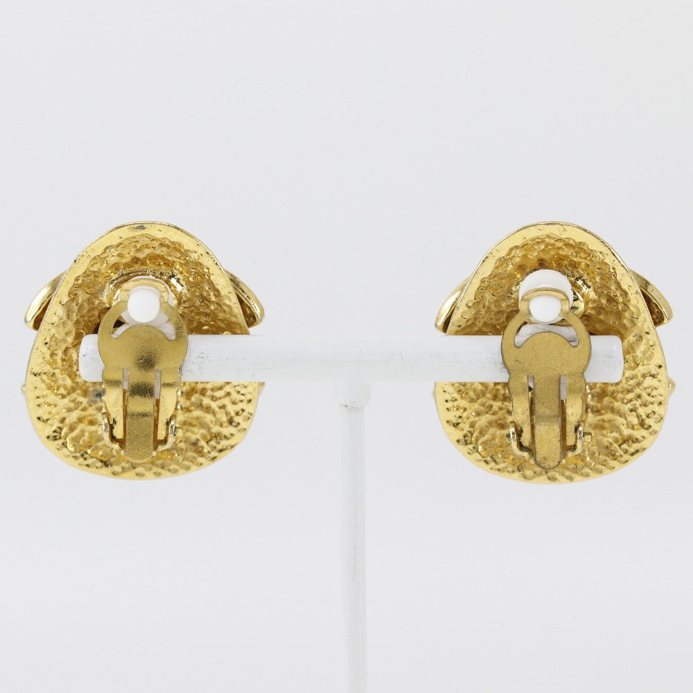 Top Quality Chanel Coco Mark Vintage Gold Earrings