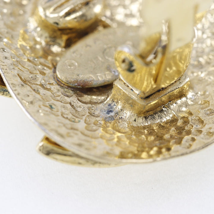 Top Quality Chanel Coco Mark Vintage Gold Earrings