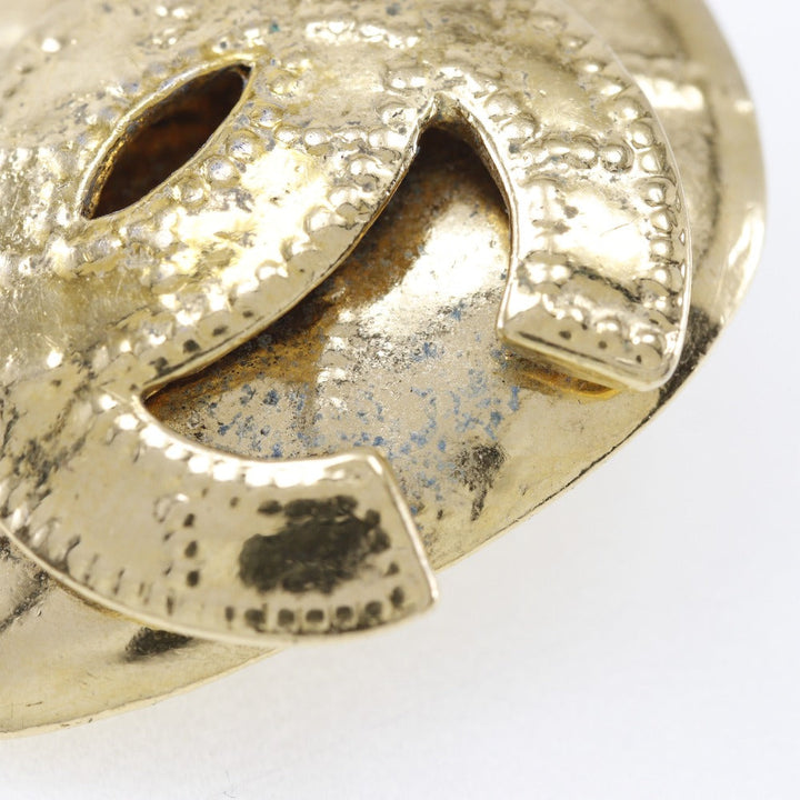 Top Quality Chanel Coco Mark Vintage Gold Earrings