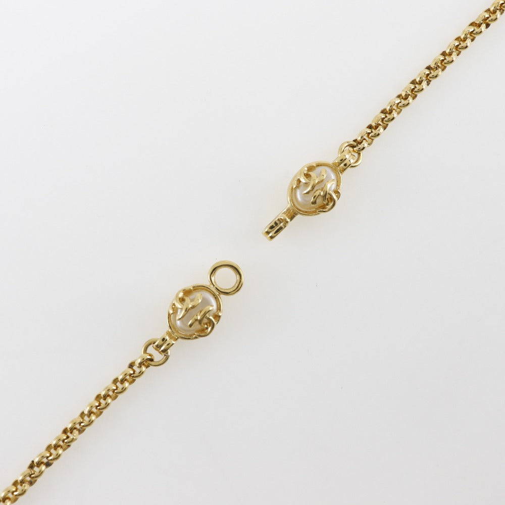 Top Quality Chanel Gold Plated Faux Pearl Necklace 95A