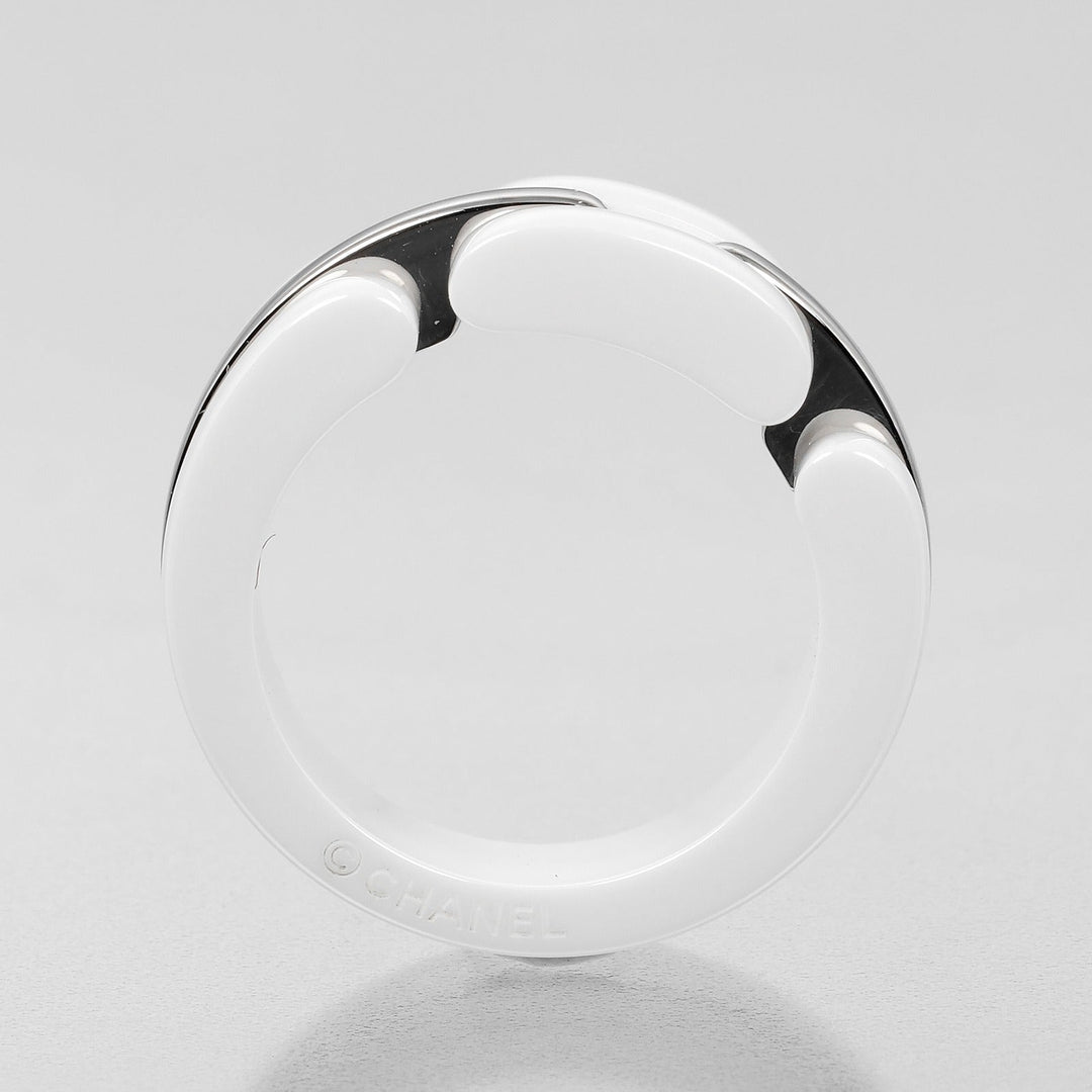 Top Quality Chanel Ultra Collection White Gold Ceramic Ring