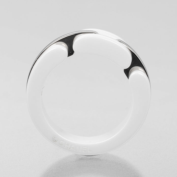 Top Quality Chanel Ultra Collection White Gold Ceramic Ring