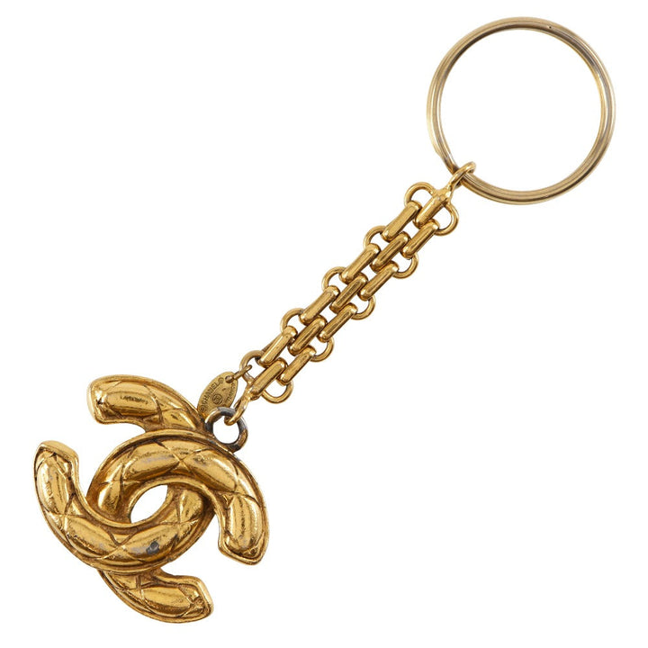 Top Quality Chanel Gold Plated Keychain Charm