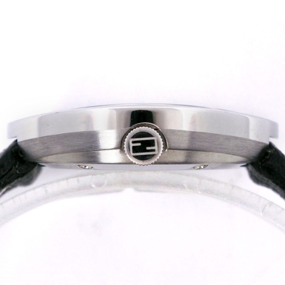 Fendi My Way Watch 35000S Stainless Steel Leather Quartz