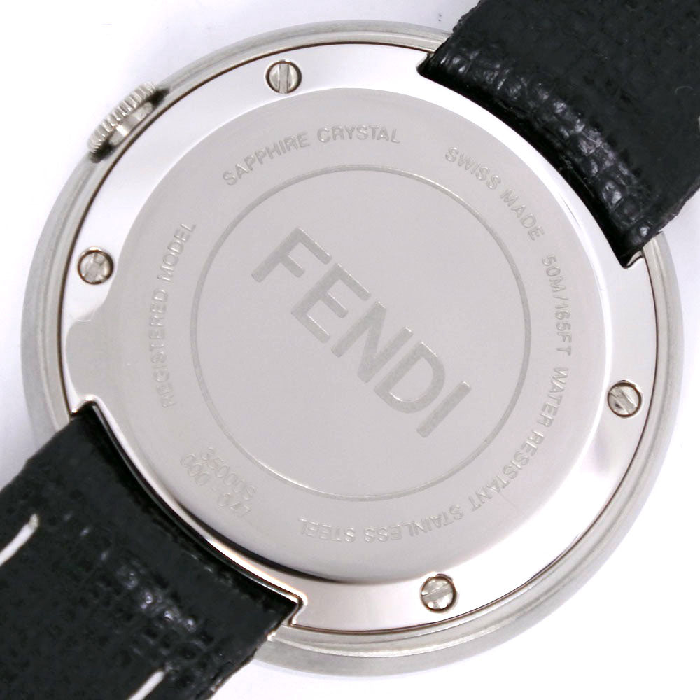 Fendi My Way Watch 35000S Stainless Steel Leather Quartz