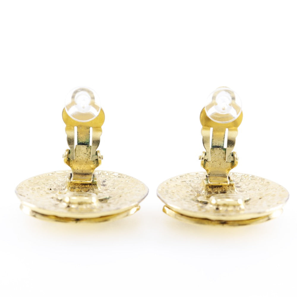 Top Quality Chanel Vintage Gold Plated Earrings