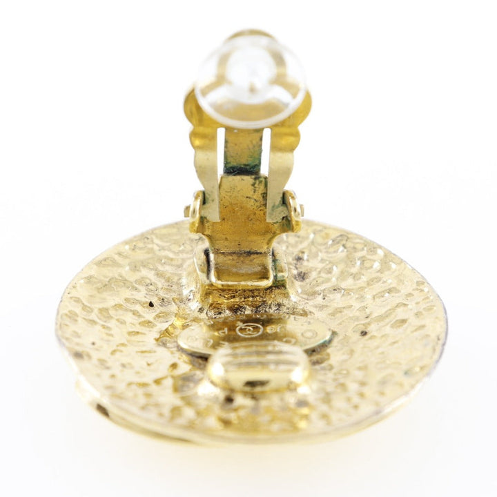 Top Quality Chanel Vintage Gold Plated Earrings
