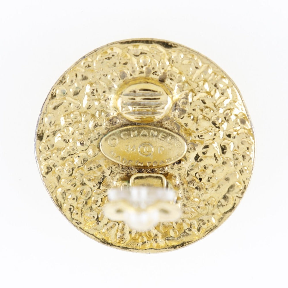 Top Quality Chanel Vintage Gold Plated Earrings