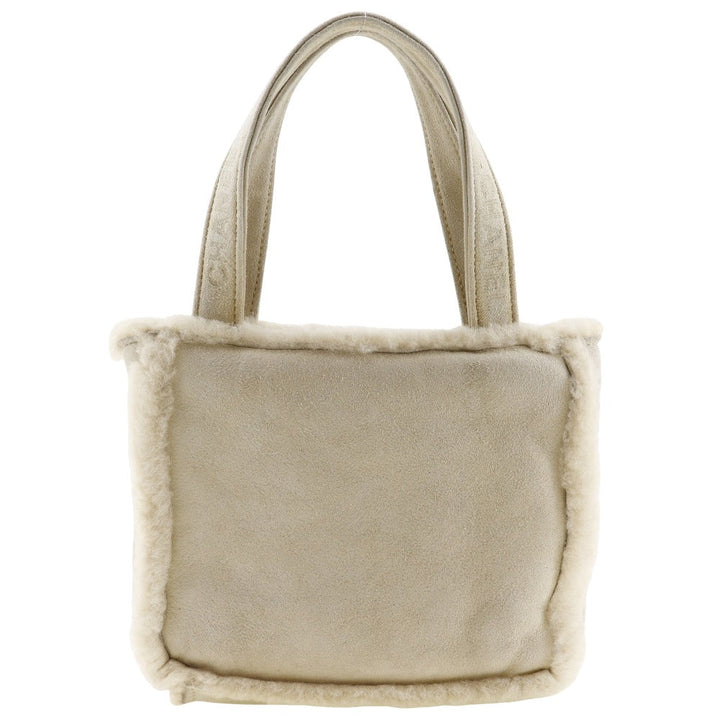 Top Quality Chanel Shearling Handle Logo Handbag