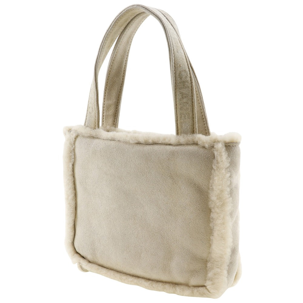 Top Quality Chanel Shearling Handle Logo Handbag