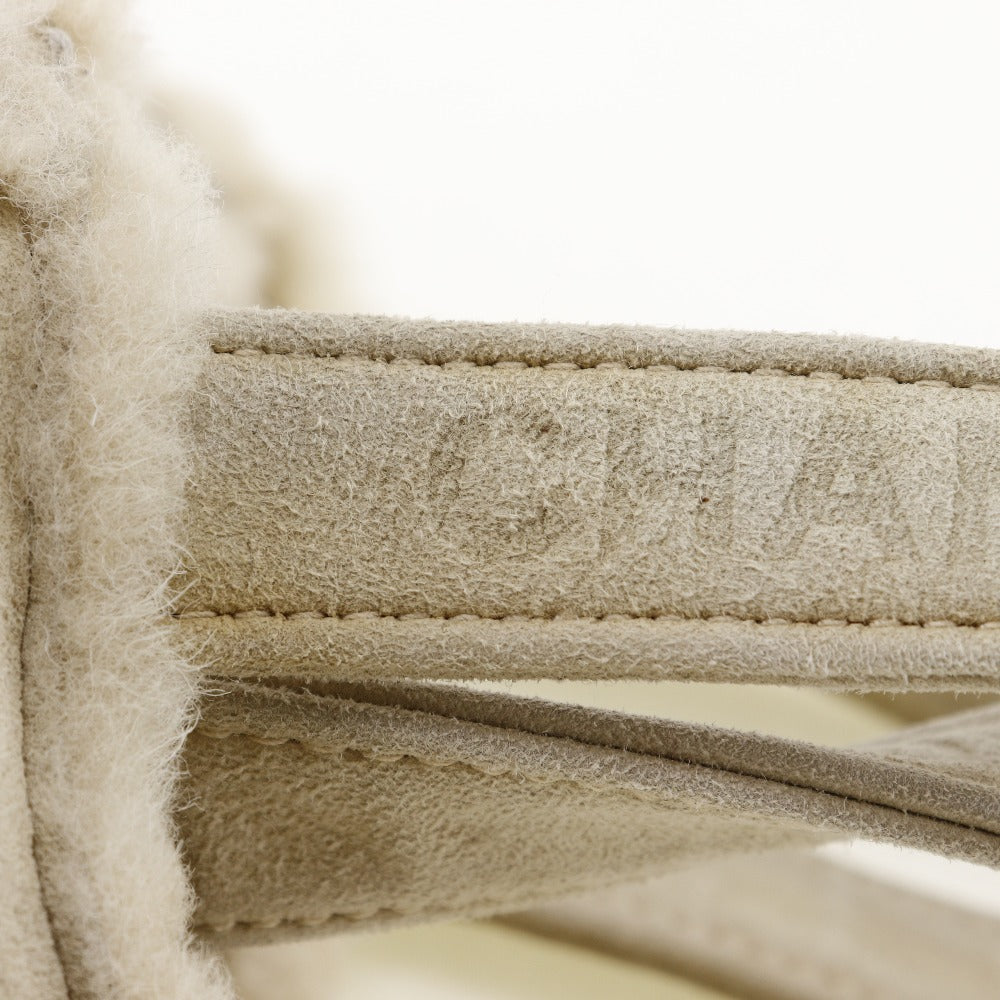 Top Quality Chanel Shearling Handle Logo Handbag