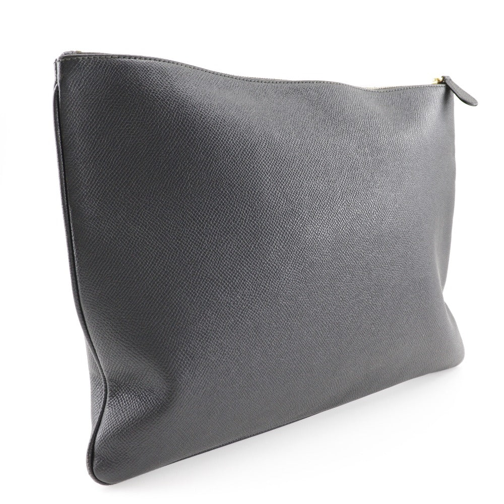 Top Quality Balenciaga Leather Logo Clutch Bag