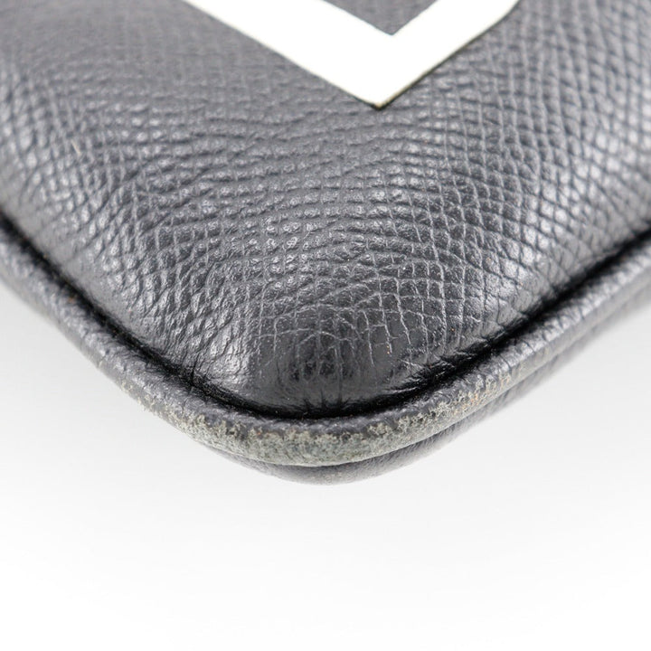 Top Quality Balenciaga Leather Logo Clutch Bag