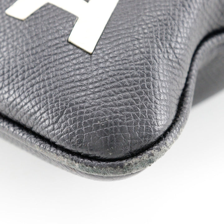 Top Quality Balenciaga Leather Logo Clutch Bag