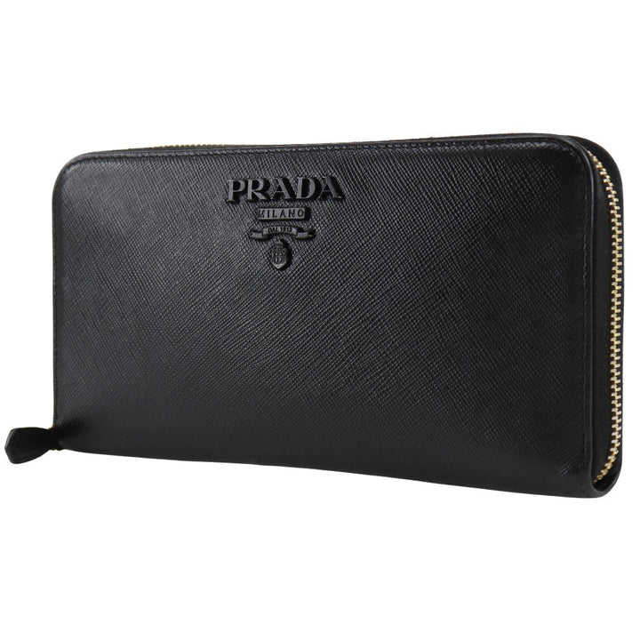 Prada Saffiano Zip Around Wallet 1ML506
