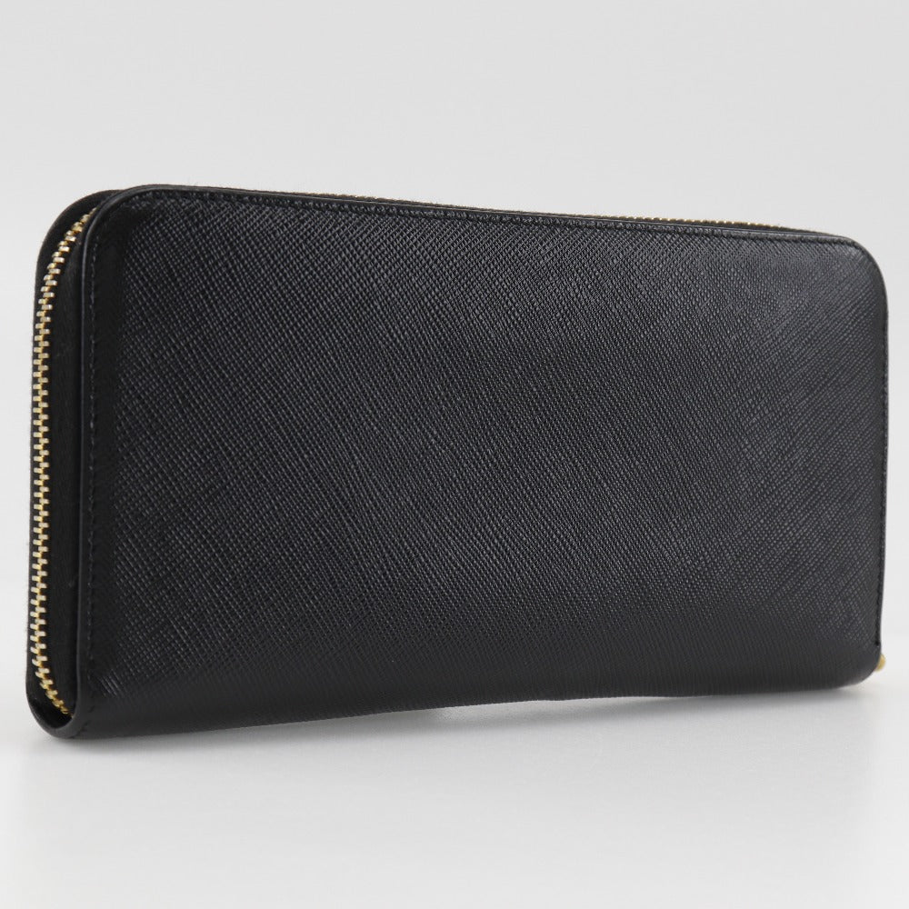 Prada Saffiano Zip Around Wallet 1ML506