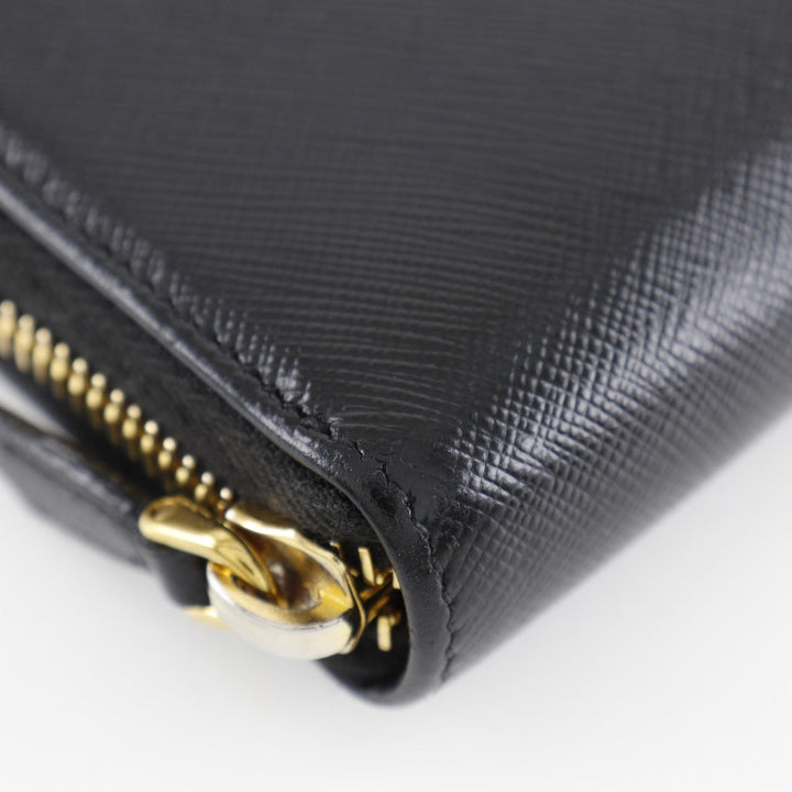 Prada Saffiano Zip Around Wallet 1ML506