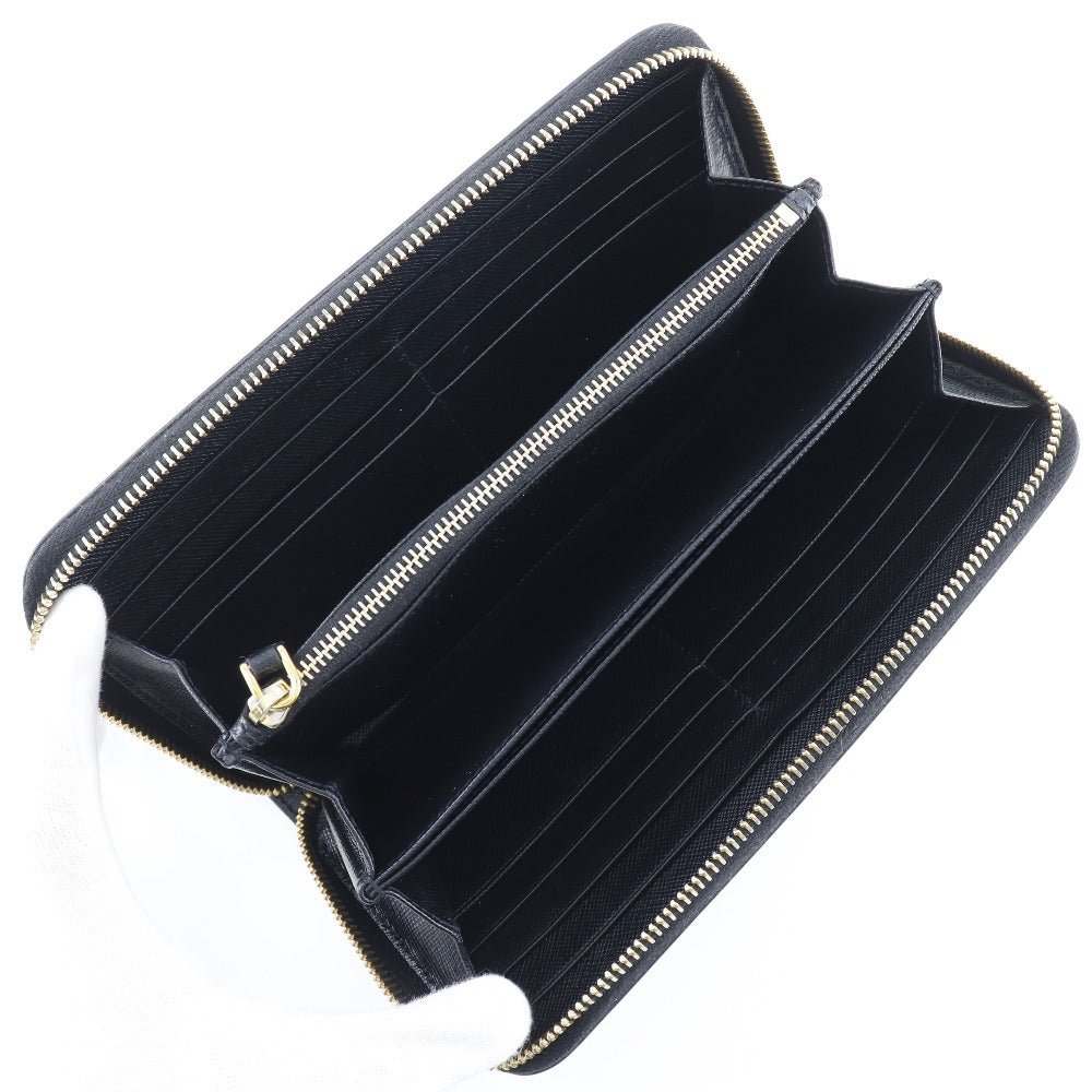 Prada Saffiano Zip Around Wallet 1ML506