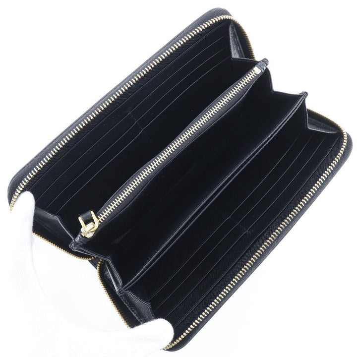 Prada Saffiano Zip Around Wallet 1ML506