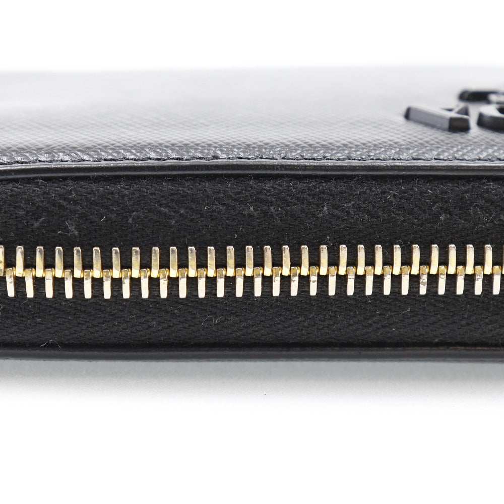 Prada Saffiano Zip Around Wallet 1ML506