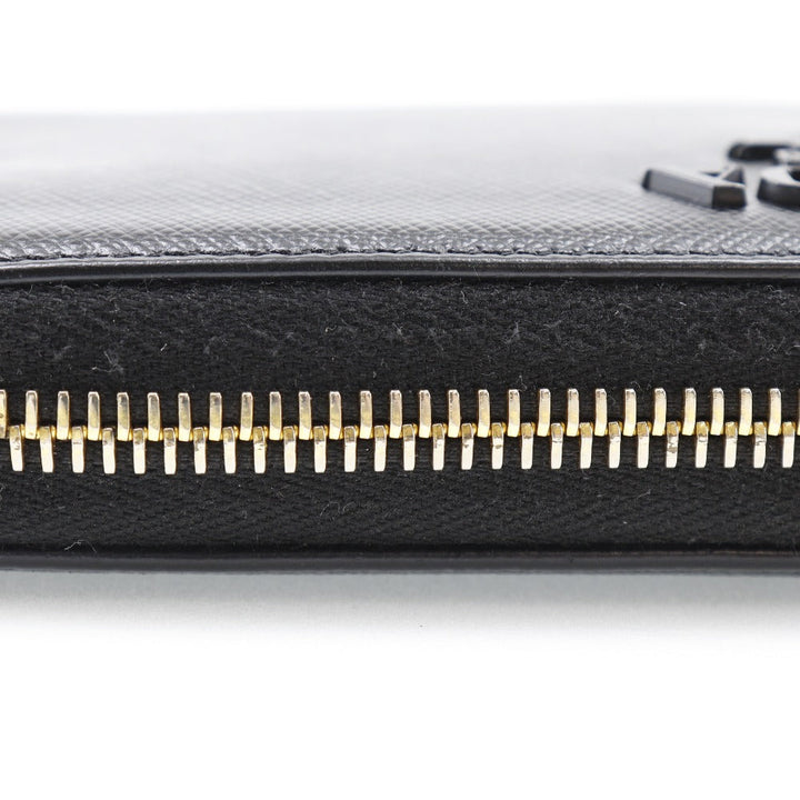 Prada Saffiano Zip Around Wallet 1ML506