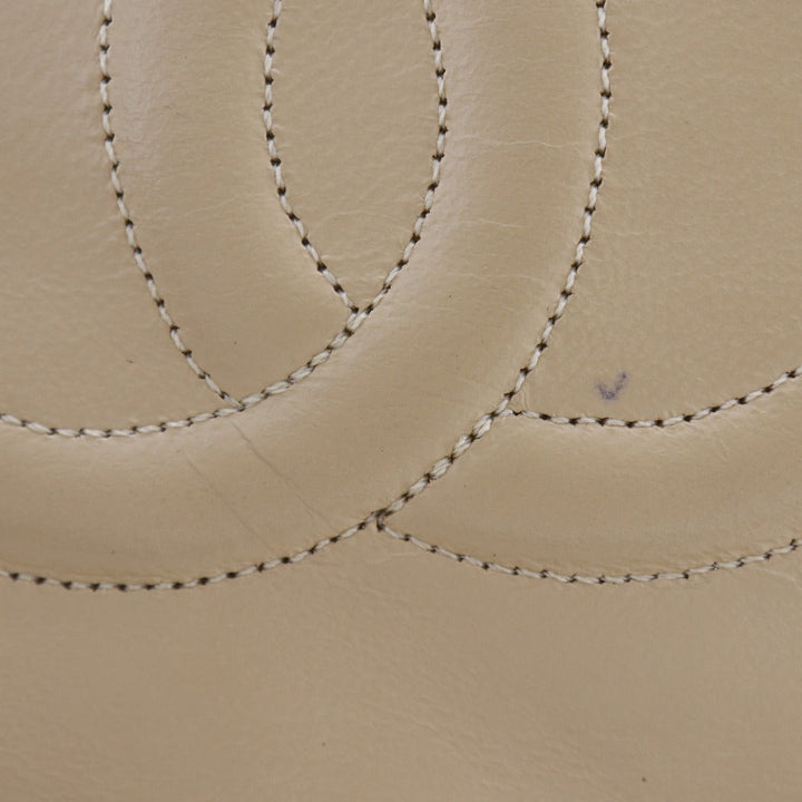Top Quality Chanel Lambskin Chain Shoulder Bag Beige