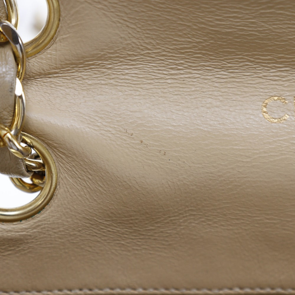 Top Quality Chanel Lambskin Chain Shoulder Bag Beige