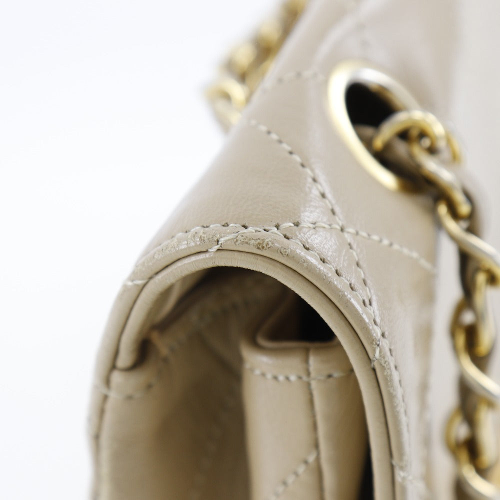 Top Quality Chanel Lambskin Chain Shoulder Bag Beige