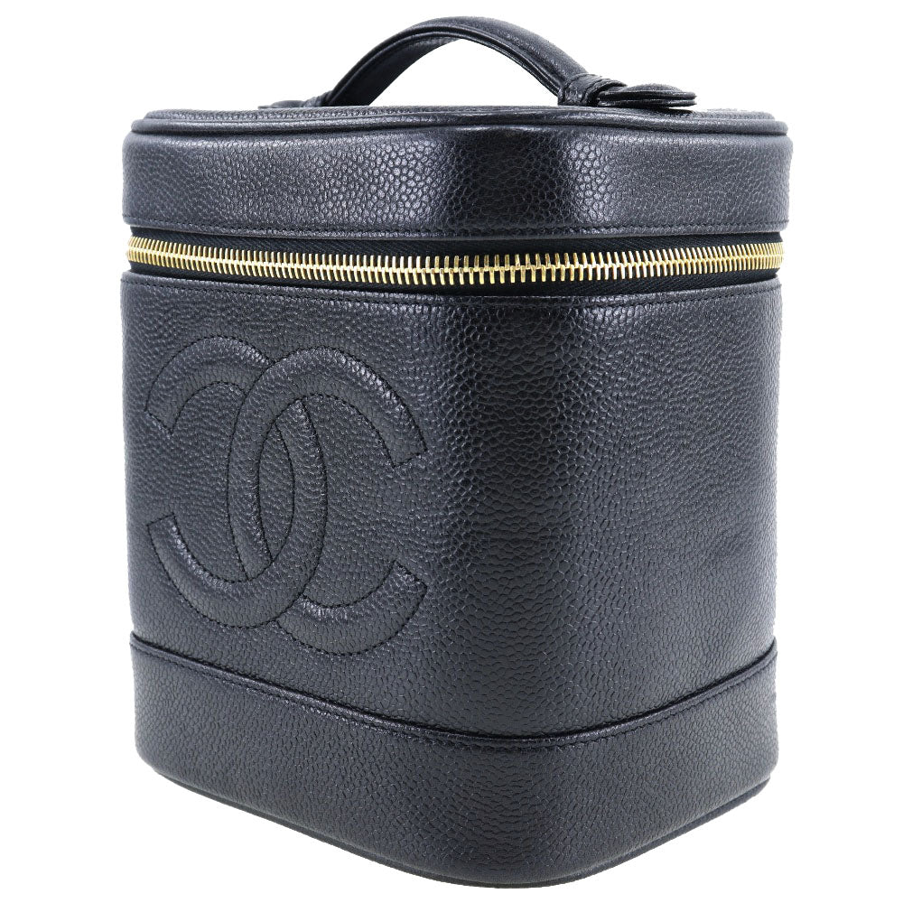 Top Quality Chanel Caviar Vanity Handbag Black